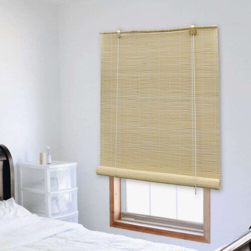 VidaXL Rolete za zatamnjivanje od bambusa 150x160 cm prirodna boja Slike
