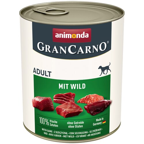 Animonda GranCarno Original Adult 6 x 800 g - Z divjačino Slike