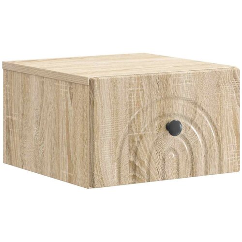  Stenski nočni omarici s predalom Sonoma hrast 33 x 34,5 x 20 cm, (5000209835) Cene
