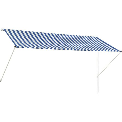  Tenda na uvlačenje 300 x 150 cm plavo-bijela Cijene