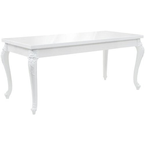 vidaXL blagovaonski stol visokog sjaja bijeli 179 x 89 x 81 cm Cijene