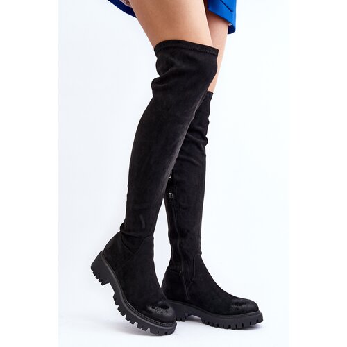 Boto Women's flat heel over-the-knee boots La.Fi Cene