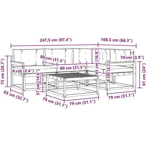  Set vanjskih sofa Slike