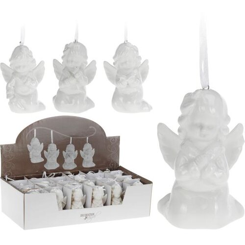 Dekoracija ZA BOR ANĐEO 9CM BIJELI SORTO Cijene