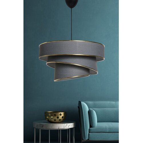 Opviq Visilica Couper Anthracite Gold Cene