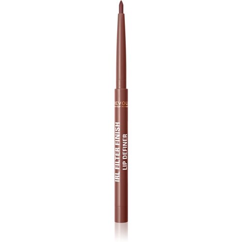 Makeup Revolution IRL Filter kremasti svinčnik za ustnice z mat učinkom odtenek Frappuccino Nude 0,18 g Slike