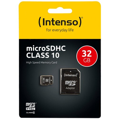  (Intenso) Micro SD Kartica 32GB Class 10 (SDHC & SDXC) sa adapterom - SDHCmicro+ad-32GB/Class10 Cene