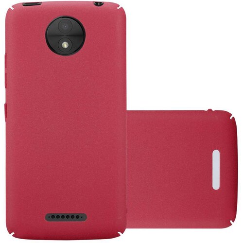Cadorabo Case, združljiv z Motorolo v Frosty Red - Hard Case za&scaron;čitni pokrov v zmrznjenem videzu proti praskam in udarcem, (20564254) Cene
