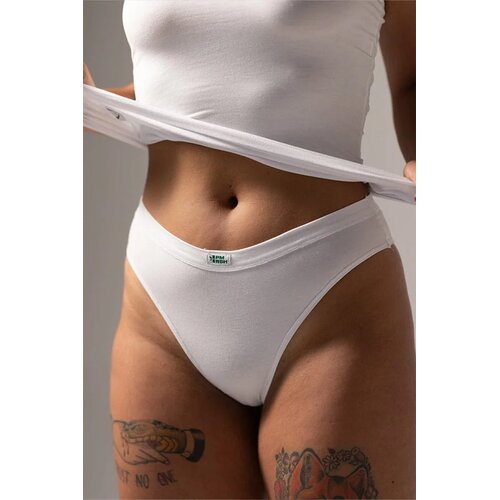 POMIRISHI BAMBOO UNDERWEAR Ženske gaćice brazilke, Bele Cene
