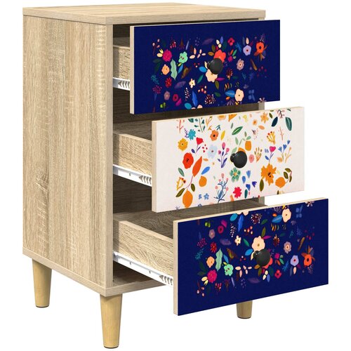  Noćni ormar MAINZ Hrast sonoma 36 x 33 x 60 cm Slike