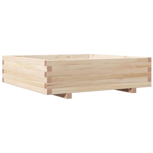 Maison Chic Vrtno cvetlično korito - Cvetlični Lonec 90x90x26,5 cm trdna borovina, (21789897) Cene
