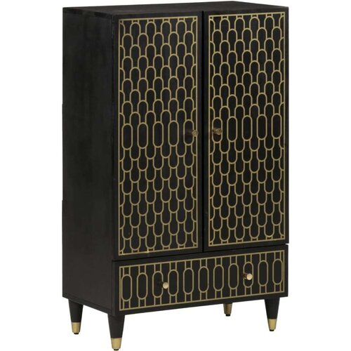  Visoka omarica 60x33x100 cm trden mangov les Cene