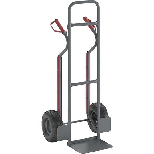 eurokraft basic jeklen voziček za prevoz vreč, z drsnimi sanmi, nosilnost 150 kg, kolo, odporno proti predrtju Cene