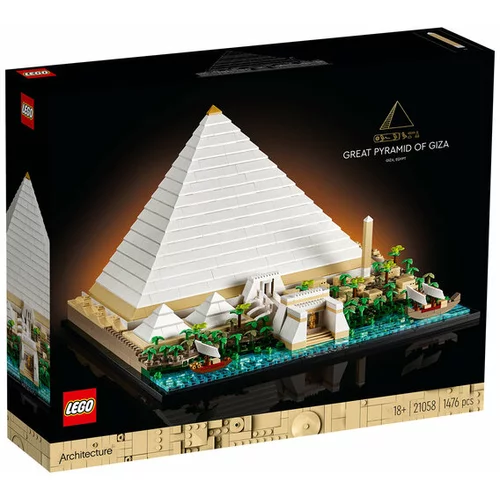 Lego ® architecture velika piramida v gizi 21058