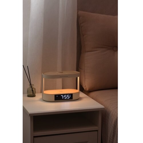  Immax NEO 09111L - LED stona lampa sa prigu&amp;scaron;iva, budilnikom i punjačem TRIPLE DOCK LED/1,5W/5V Slike