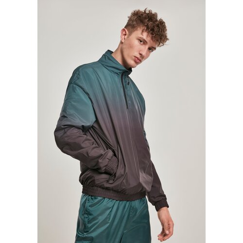 UC Men Gradient Pull Over Jacket Black/Bottle Green Cene