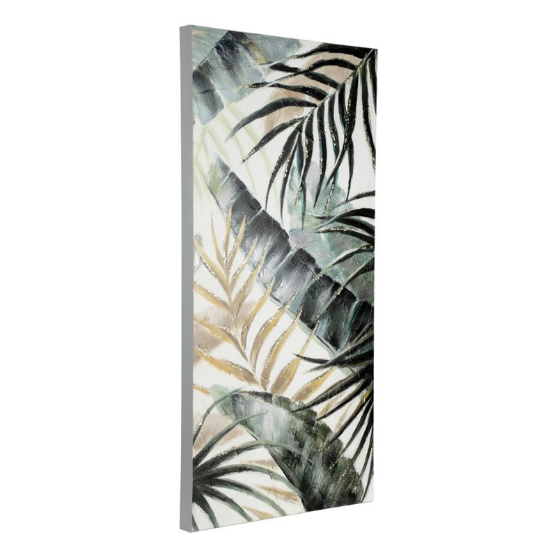 Eglo living slika platno, drvo, pastelno tamno zelena, zlatna Alaminos 423047 Slike