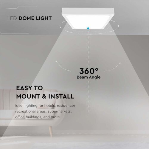  LED plafonsko svetlo za kupatilo LED/30W/230V 6500K IP44 42x42 cm belo Slike