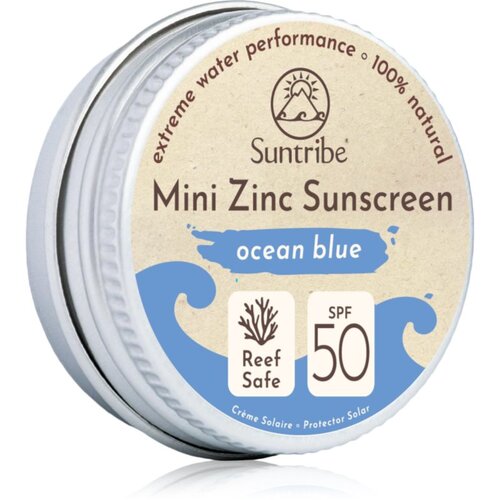 Suntribe Mini Zinc Sunscreen mineralna zaščitna krema za obraz in telo SPF 50 Ocean Blue 15 g Cene