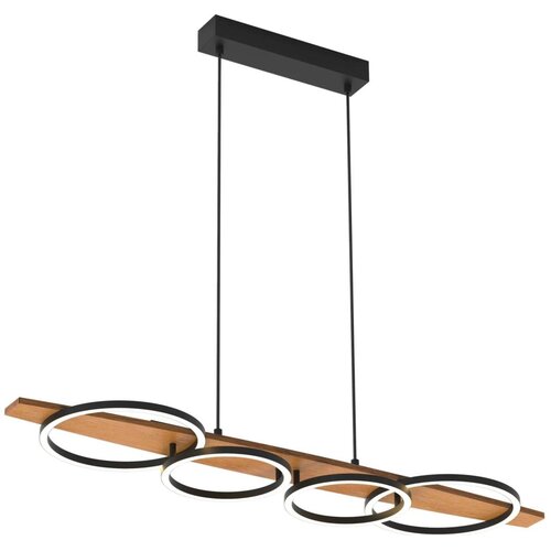  LED luster na sajli MELISA LED/35W/230V borovina Cene