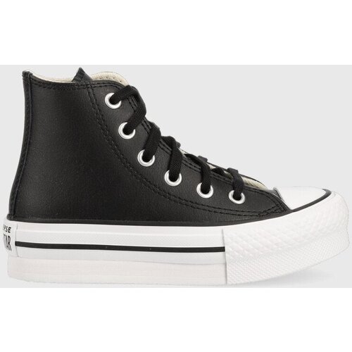 Converse Dječje kožne starke CON OBUWIE A01015C EVA LIFT boja: crna Slike