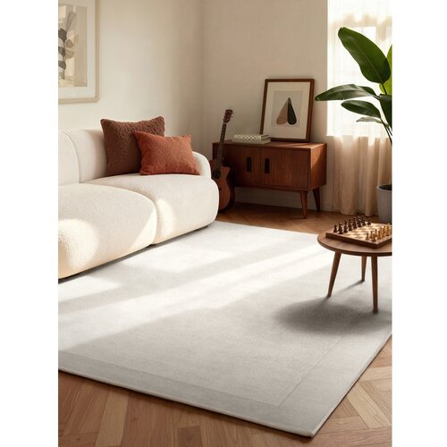Villeroy Boch Kremno bela ročno tkana preproga iz me&amp;scaron;anice volne 160x230 cm Kari &amp;ndash; Slike