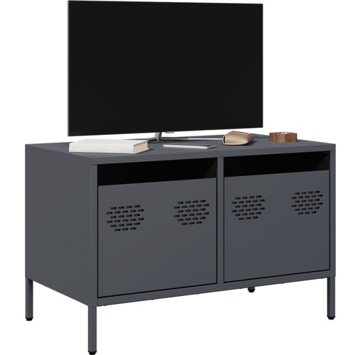 VidaXL TV ormarić antracit 68x39x43,5 cm hladno valjani čelik Slike