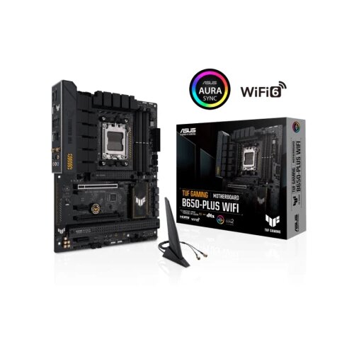 Asus TUF GAMING B650-PLUS WIFIAMD B650;AM5;4xDDR5HDMI,DP;ATX Slike