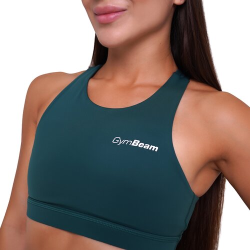 GymBeam Sportski grudnjak Ignite Dark Green Slike