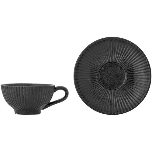 Bloomingville Crna keramička &amp;scaron;alica za cappuccino 200 ml Neri &amp;ndash; Slike