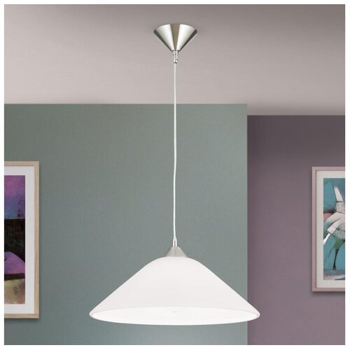 Orion HL 6-1525/1 - Luster na sajli GRADO 1xE27/60W/230V prečnik 40 cm matni hrom Cene