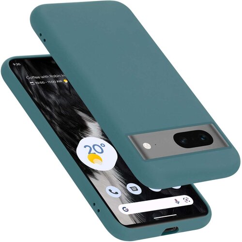 Cadorabo Ohi&scaron;je je združljivo z Google PIXEL 7 in tekoča zelena - Za&scaron;čitni ovitek iz prožnega silikona TPU, (20860364) Cene