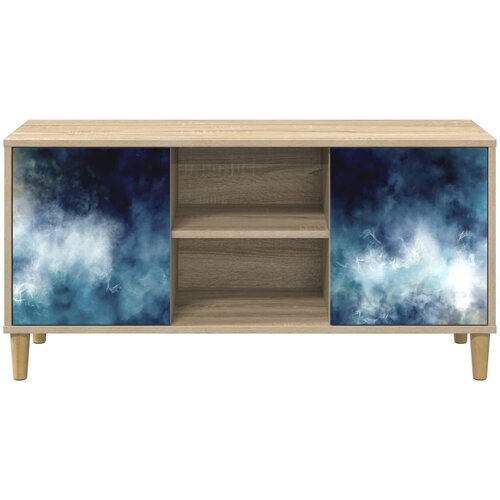 ormar RAALTE 102 x 33 x 50 cm Sonoma Konstruirano drvo Slike