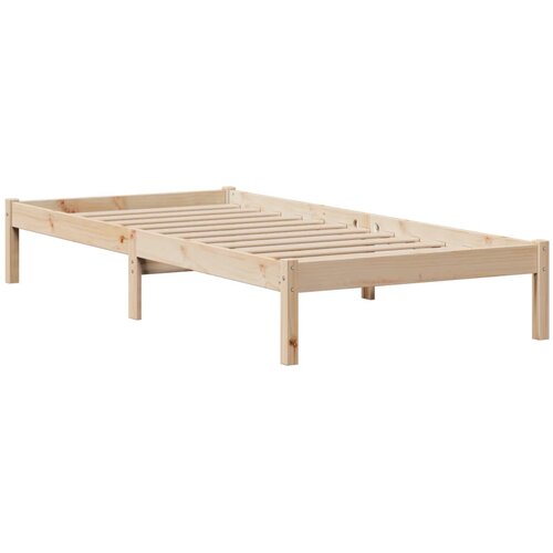  Krevet s regalom za knjige bez madraca 90x200 cm od borovine Slike