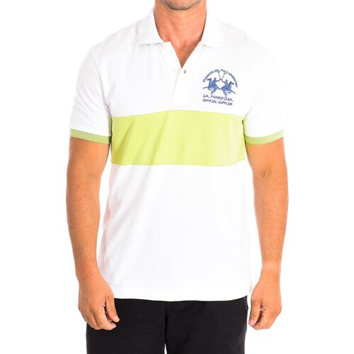 La Martina Polo majice kratki rokavi TMP610-PK097-00001 Bela Cene