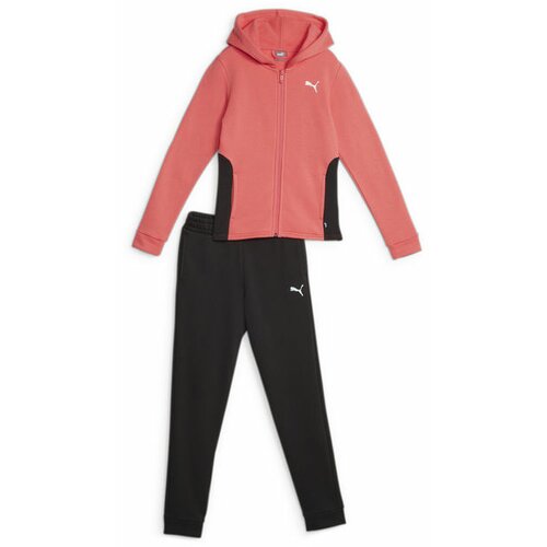 Puma Komplet trenerka za devojčice Hooded Sweat Suit FL cl G crno-roze Cene