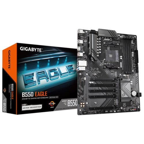 Gigabyte MB B550 Eagle AM4, 4x DDR4, 4x SATA 2x M.2, 1x HDMI, 6x USB, ATX, Cijene