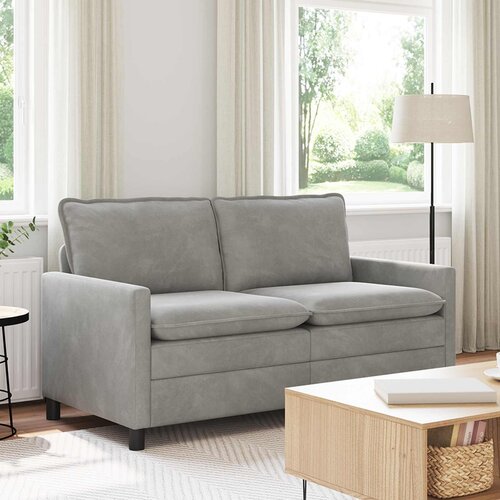 SOFA Svjetlosiva 156 x 81 x 87,5 cm Baršun Cene