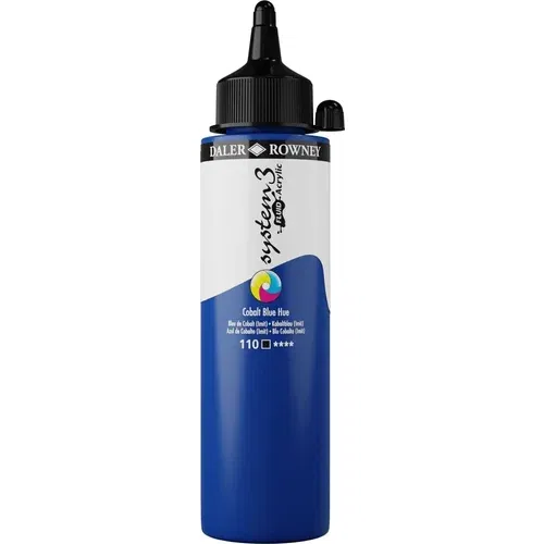 DALER ROWNEY System3 Akrilna boja Cobalt Blue Hue 250 ml 1 kom