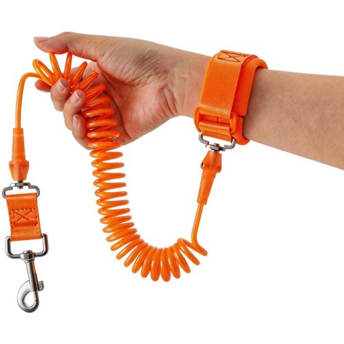 INF Odsevni zapestni povodec 1,5m &ndash; oblazinjen prostoročni povodec 360&deg; Orange, (5000302039) Cene