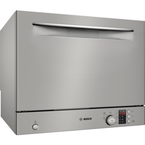 Bosch samostojeća kompaktna mašina za pranje sudova, 55 cm, srebrna, SKS2ITI00E Cene