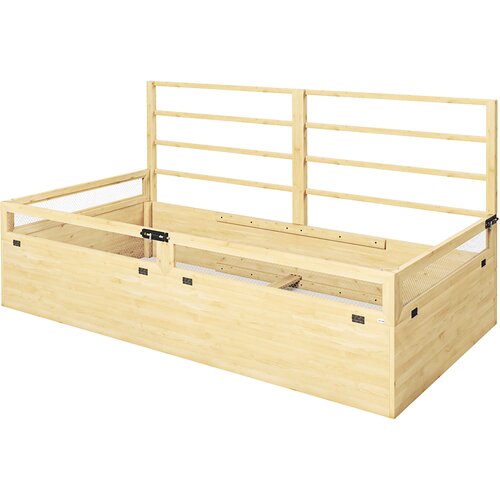 HOMESTAR Dvignjena vrtna greda z mrežo 183x98,5x95 cm naravna, (5000228472) Slike