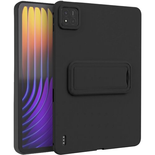 AVIZAR Ovitek za Xiaomi Pad 7 / Pad 7 Pro iz Dveh Materialov z Ojačanimi Vogali in Stojalom, Črna, (5000275555) Cene