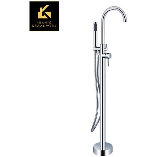 Kranig Kraanwerk stoječa kopalna pipa | elegantna kopalnica | upogibanje | rosegold | brušeno jeklo iz nerjavečega jekla | črno zlato, (21670388) Cene