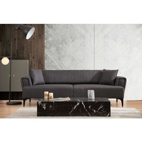 Atelier Del Sofa hamlet - dark grey dark grey 3-Seat sofa-bed Slike