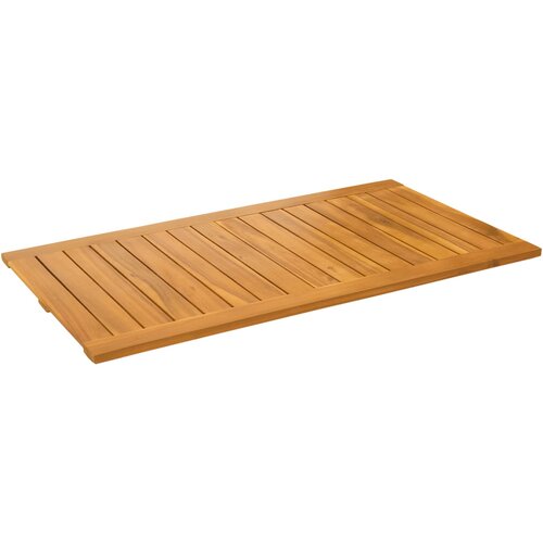  Prostirka za kupanje Smeđa 100 x 55 cm Čvrsto drvo akacije Slike