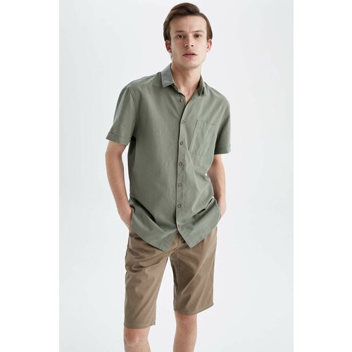 Defacto Slim Fit Short Sleeve One Side Pocket Shirt Cene