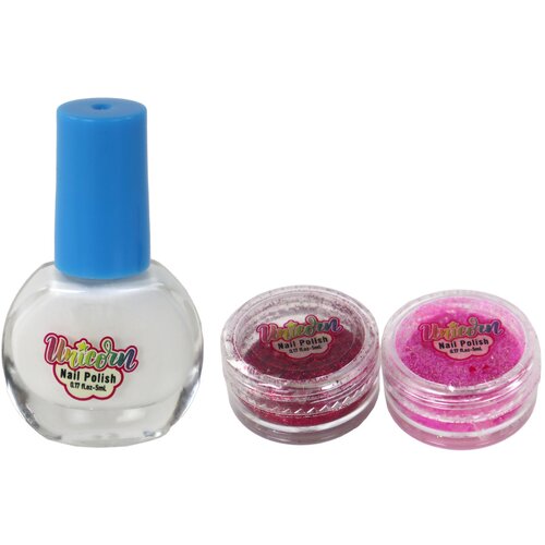 Beauty Set Nail Polish Loose Glitter Stencils Slike