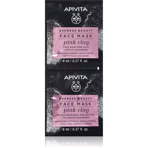 Apivita Express Beauty Pink Clay čistilna maska za obraz 2x8 ml Cene