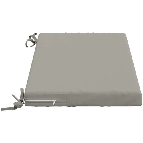  Jastučić za klupu SOEST 100% poliester Siva 60 x 40 x 5 cm - Siva 60 x 40 x 5 cm Poliester Slike